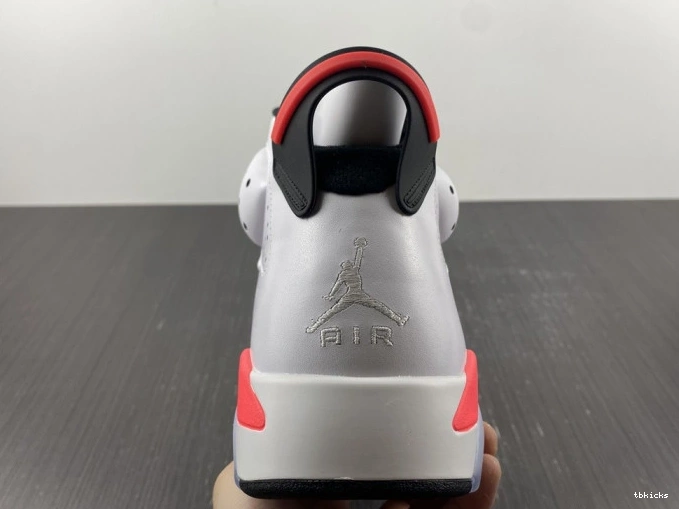 Rep TBK Infrared (2014) 6 White 384664-123 Retro Jordan 0722